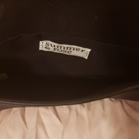 Black Leather Crossbody Purse - Picture 6 of 8